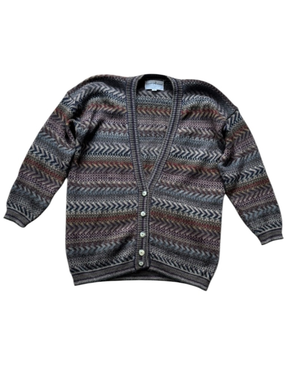 Peruvian Connection Vintage Alpaca Buttoned Cardigan size M